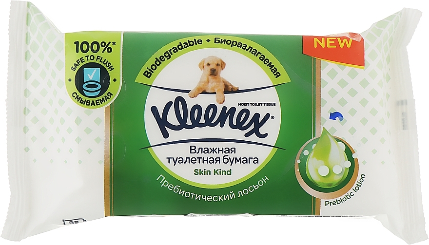 Nasses Toilettenpapier 38 St. - Kleenex Skin Kind — Bild N1