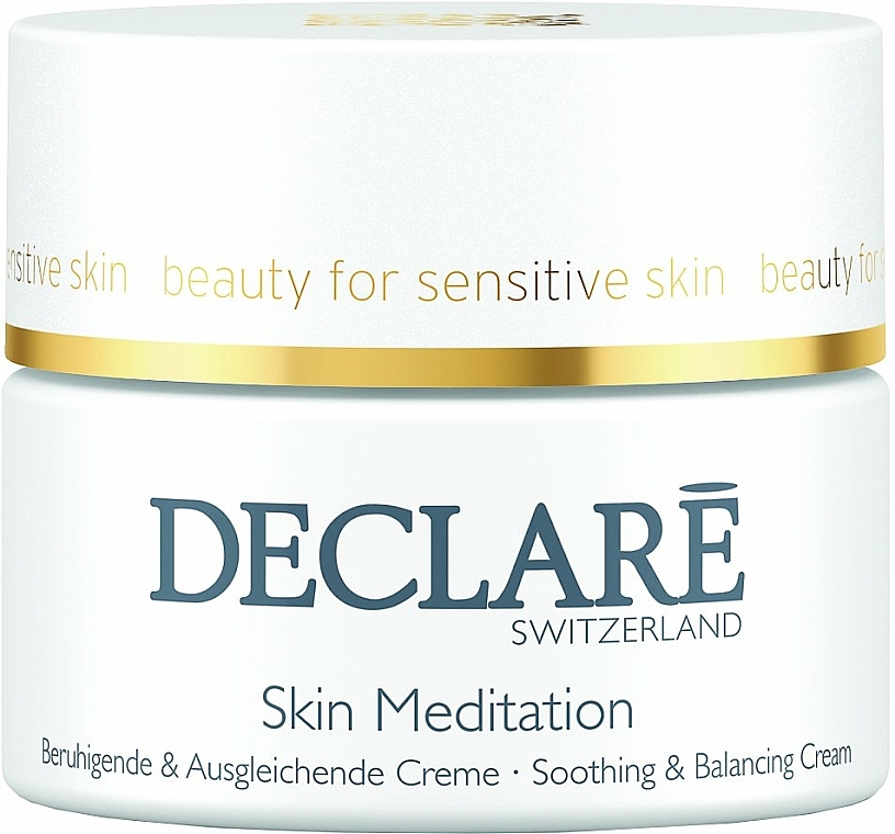 Beruhigende und ausgleichende Gesichtscreme - Declare Skin Meditation Soothing & Balancing Cream — Bild N1