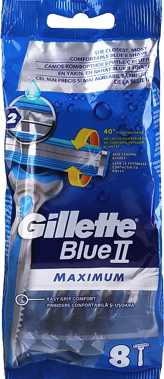 Einwegrasierer 8 St. - Gillette Blue II Maximum