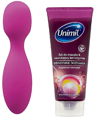 Set - Unimil Set (Massagegel 200ml + Intim-Massagegerät 1 St.)  — Bild N1