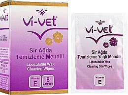 Düfte, Parfümerie und Kosmetik Reinigungstücher nach der Epilation - Vi-Vet Liposoluble Wax Cleaning Wipes
