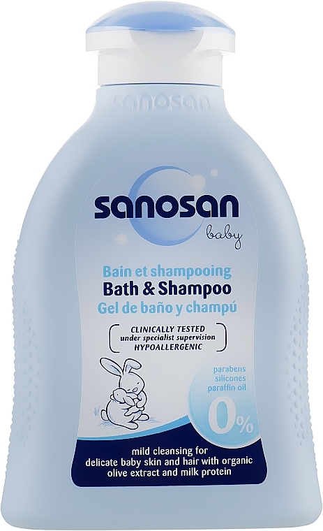 2in1 Shmapoo-Duschgel für Babys - Sanosan Baby Bath & Shampoo — Bild N1