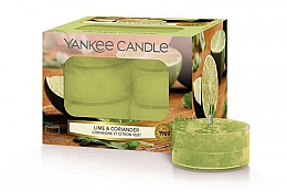 Düfte, Parfümerie und Kosmetik Teelichter Limette & Koriander - Yankee Candle Scented Tea Light Candles Lime & Coriander