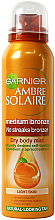 Selbstbräunungsspray mit Aprikosenextrakt - Garnier Ambre Solaire No Streaks Bronzer Medium Self Tan Body Mist — Bild N2