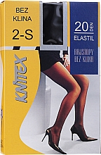 Strumpfhose für Damen Elastil 20 Den Nero - Knittex — Bild N1