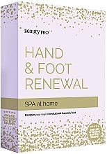 Körperpflegeset - BeautyPro SPA At Home Hand & Foot Renewal (Handmaske 17g + Fußmaske 17g + Fußpeeling 40g) — Bild N2