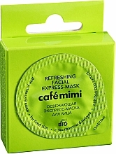 Düfte, Parfümerie und Kosmetik Erfrischende Gesichtsmaske mit Bambusextrakt - Le Cafe de Beaute Cafe Mimi Refreshing Facial Express-Mask