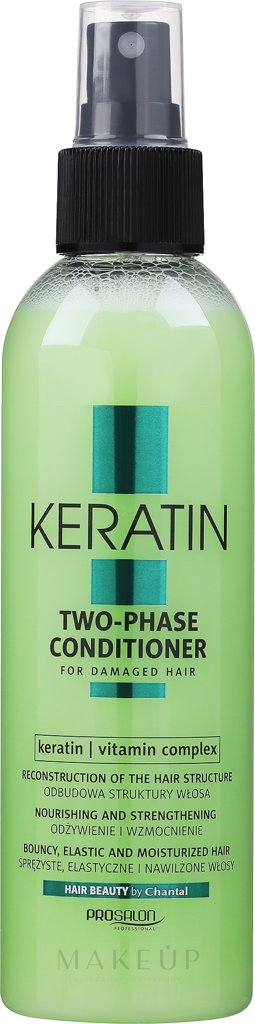 Zweiphasiger Coditioner für geschädigtes Haar mit Keratin - Prosalon Keratin Hair Repair — Bild 200 g