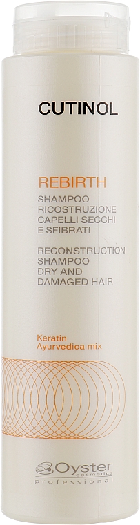 Shampoo für geschädigtes und trockenes Haar mit Keratin - Oyster Cosmetics Cutinol Rebirth Shampoo — Bild N3