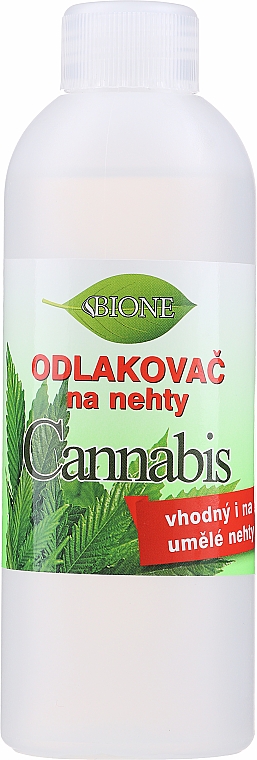 Nagellackentferner - Bione Cosmetics Cannabis Non-acetone Nail Polish Remover