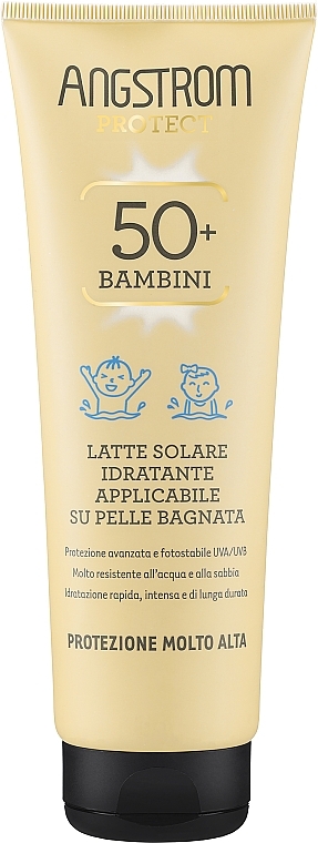 Sonnenschutzmilch für feuchte Haut - Angstrom Kids Protect Sun Milk For Wet Skin SPF50+ — Bild N1