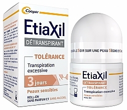 Deo Roll-on für empfindliche Haut - Etiaxil Antiperspirant Confort + Treatment Sensitive Skin Armpits Roll-On — Bild N1