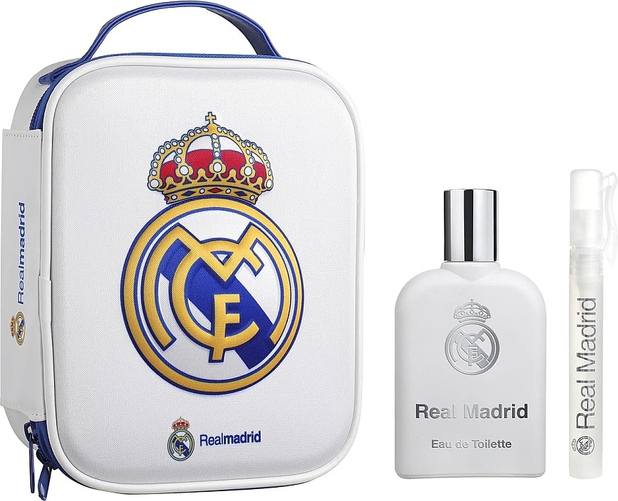 Air-Val International Real Madrid - Duftset (Eau de Toilette 100ml + Eau de Toilette 10ml + Neceser 1 St.)  — Bild N1