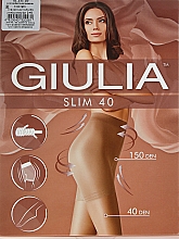 Strumpfhose für Damen Slim 40 den caramel - Giulia — Bild N1