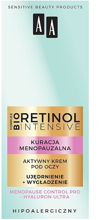 Hypoallergene Augencreme mit Retinol - AA Retinol Intensi — Bild N1