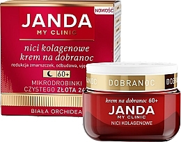 Düfte, Parfümerie und Kosmetik Gesichtscreme vor dem Schlafengehen 60+ Kollagenfäden - Janda My Clinic 