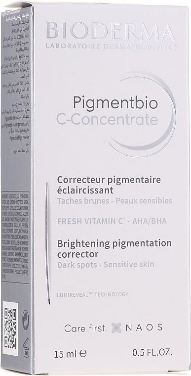 Aufhellender Gesichtskorrektor gegen Pigmentflecken - Bioderma Pigmentbio C Concentrate Brightening Pigmentation Corrector — Bild N1