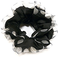 Scrunchie-Haargummi P1700 13 cm d-5,5 cm blau - Akcent — Bild N1