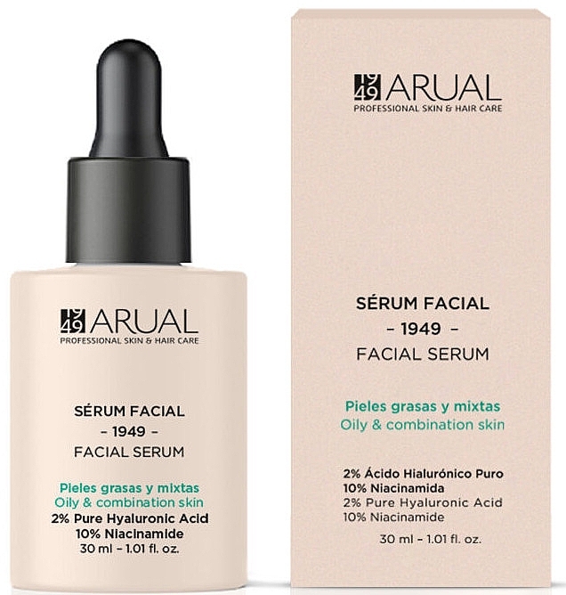 Anti-Aging Gesichtsserum für fettige und Mischhaut - Arual Anti-Aging Serum Oily & Combination Skin — Bild N1