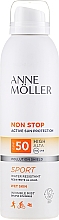Wasserdichter Sonnenschutzspray für den Körper SPF 50 - Anne Moller Non Stop Active Sun Invisible Mist SPF50 — Bild N1