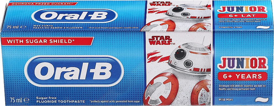 Kinderzahnpasta 6 Jahre Star Wars - Oral-B Junior Star Wars Toothpaste — Bild N1