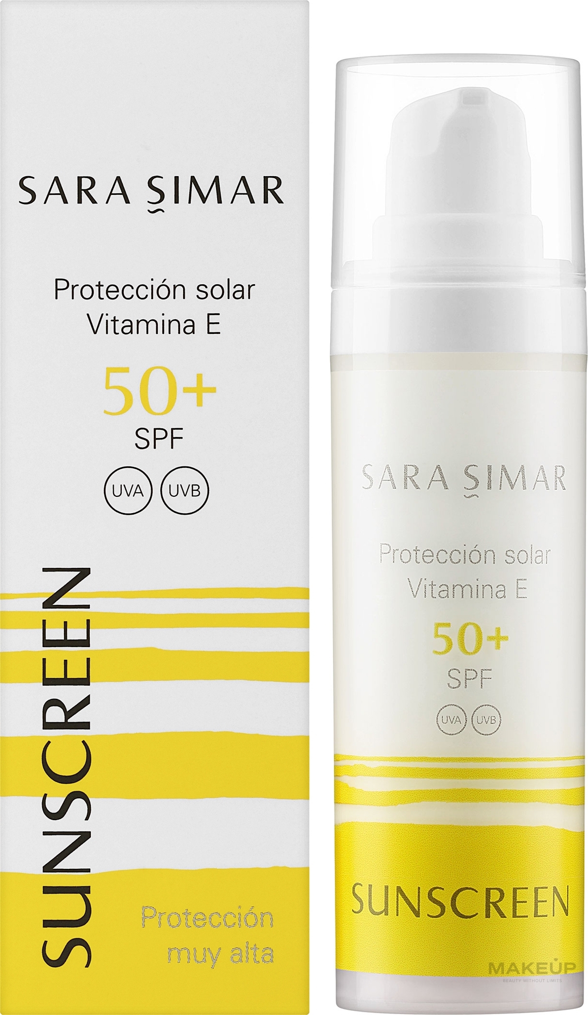 Sonnenschutzcreme für das Gesicht - Sara Simar Sunscreen SPF 50 — Bild 30 ml