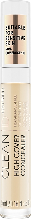 Concealer für das Gesicht - Catrice Clean ID High Cover Concealer — Bild N1