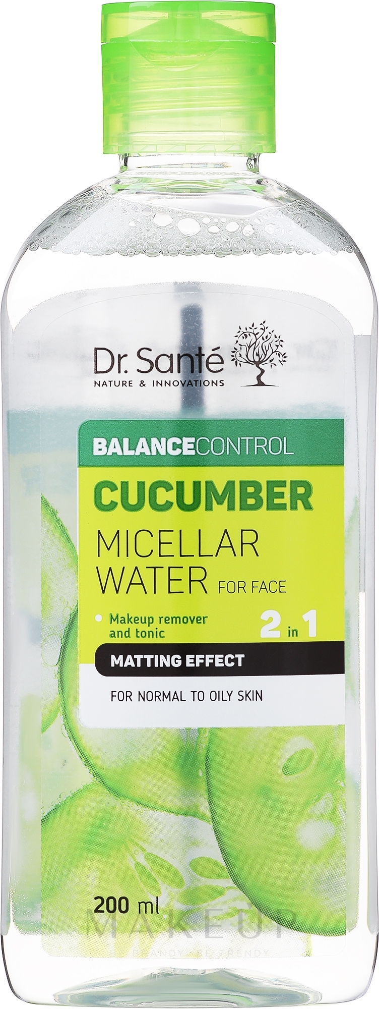 Mizellares Gesichtswasser - Dr. Sante Cucumber Balance Control  — Foto 200 ml