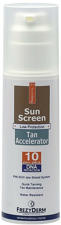 Sonnenschützender Creme-Beschleuniger für den Körper SPF 10 - Frezyderm Sunsreen Tan Accelerator SPF10 — Bild N1