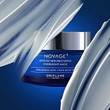 Nachtmaske zur intensiven Regeneration der Haut  - Oriflame NovAge+ Intense Skin Recharge Overnight Mask  — Bild N3