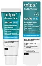 Lipid-feuchtigkeitsspendende Gesichtsemulsion - Tolpa Dermo Face Sebio BHL — Bild N1