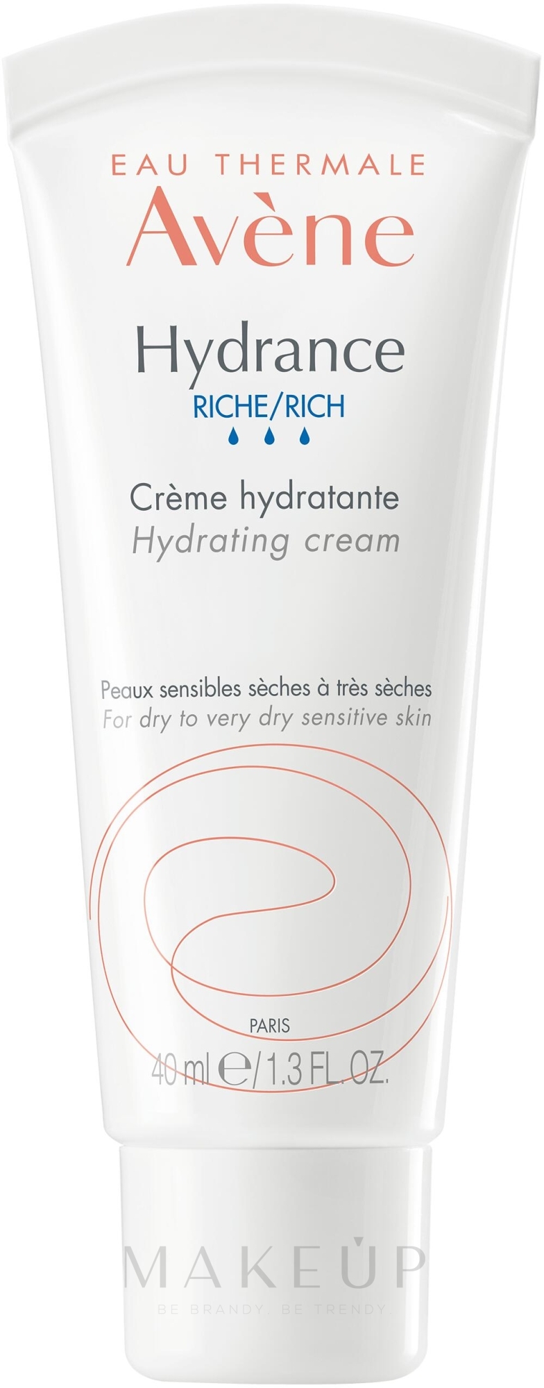 Intensive feuchtigkeitsspendende Gesichtscreme - Avene Hydrance Rich Hydrating Cream — Bild 40 ml