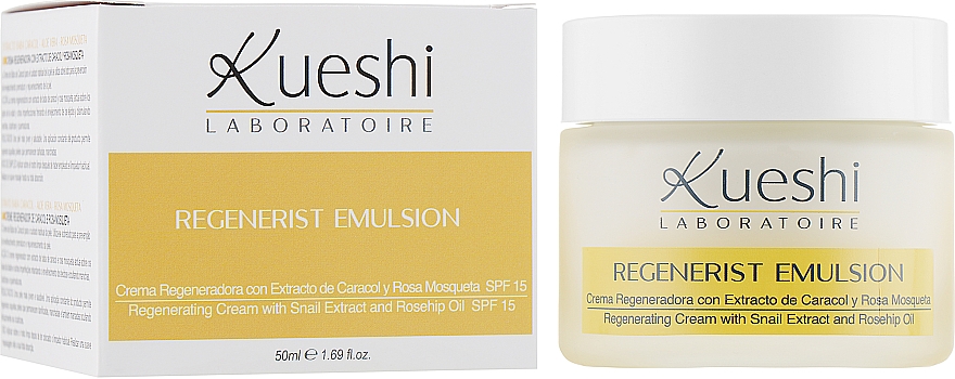 Revitalisierende Gesichtsemulsion - Kueshi Regenerist Emulsion Crema Regenr De Caracol — Bild N1