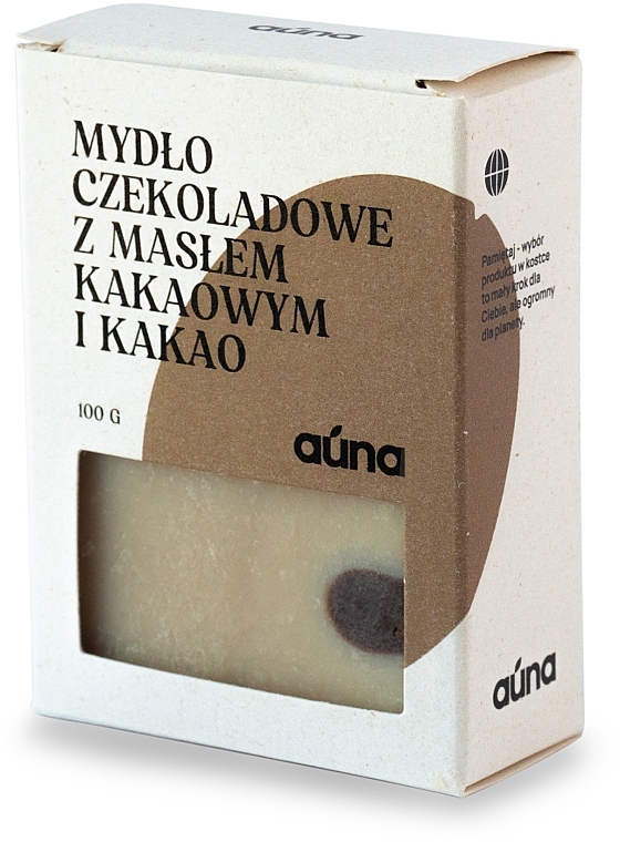 Pflegende und regenerierende Seife mit Kakaobutter - Auna Chocolate Soap — Bild N1