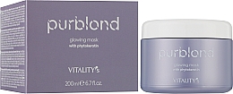 Maske für blonde Haare mit Phytokeratin - Vitality's Purblond Glowing Mask — Bild N4