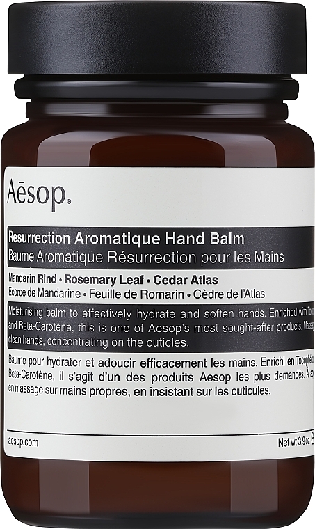 Feuchtigkeitsspendender Handbalsam - Aesop Resurrection Aromatique Hand Balm — Bild N1