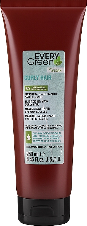 Maske für lockiges Haar - Every Green Curly Hair Elasticising Mask — Bild N1