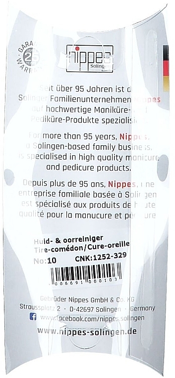 Kosmetisches Werkzeug zur Entfernung von Mitessern - Nippes Solingen Blackhead Remover 10  — Bild N2