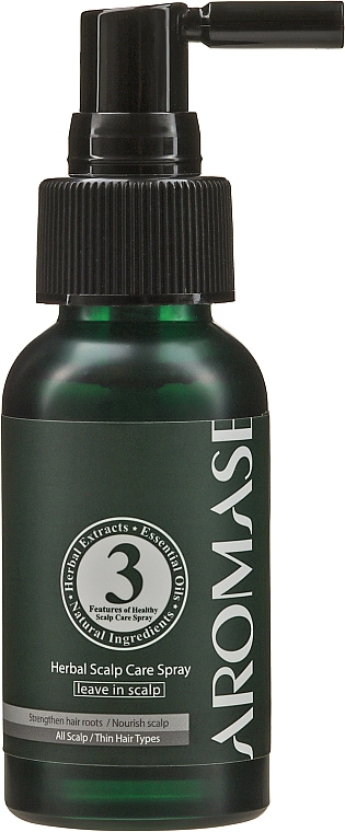Feuchtigkeitsspendendes und beruhigendes Kopfhautspray mit Vitamin B5, Thymianextrakt und Weizenprotein - Aromas Herbal Scalp Care — Bild N3