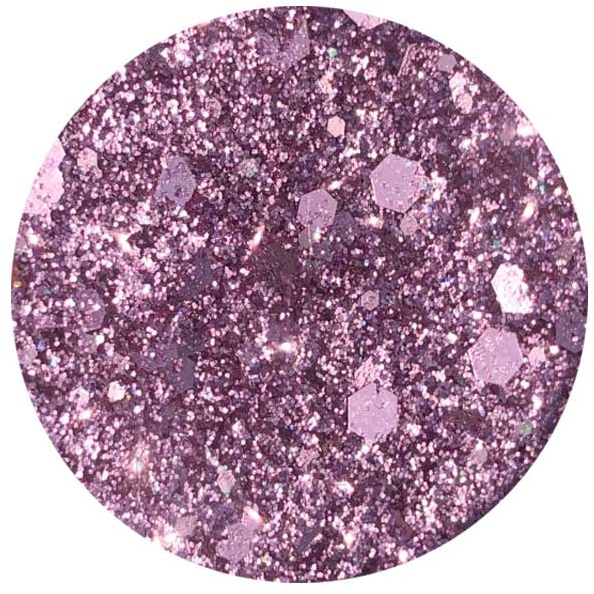 Gepresster Glitter - With Love Cosmetics Pigmented Pressed Glitter Crushed Diamonds — Bild Baby Pink