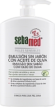 Körperreinigungsemulsion mit Olivenöl - Sebamed Olive Oil Soap-free Emulsion — Bild N1