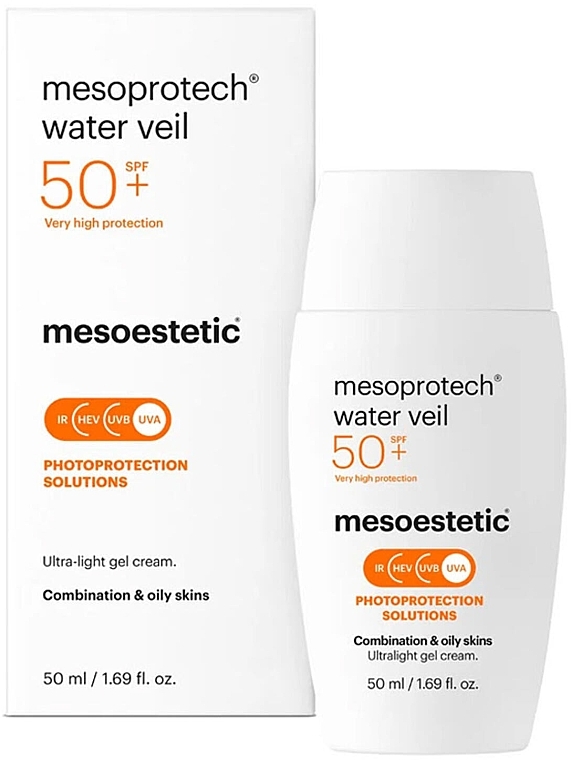 Feuchtigkeitsspendende Sonnenschutzcreme für das Gesicht SPF 50+ - Mesoestetic Mesoprotech Hydra Cream SPF 50+  — Bild N2