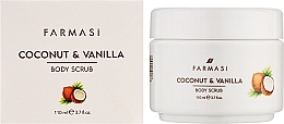 Körperpeeling mit Kokosnuss und Vanille  - Farmasi Coconut & Vanilla Body Scrub  — Bild N2