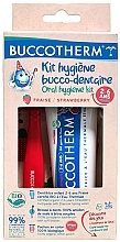 Öko-Mundhygieneset Erdbeere 2-6 Jahre - Buccotherm ( organic oral/gel/50ml + toothbrush/1pc + pouch/1pc) — Bild N1
