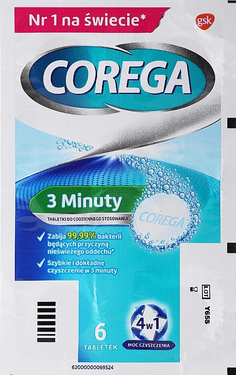 Zahnersatz-Reinigungstabletten - Corega Bio Tabs Denture Cleaning — Bild N2