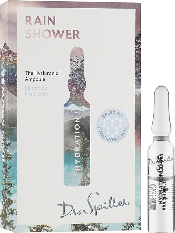 Straffende Gesichtsampullen Rain Shower - Dr. Spiller Hydration Rain Shower — Bild N1