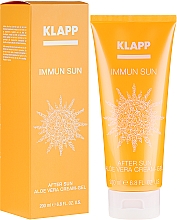 Düfte, Parfümerie und Kosmetik After Sun Creme-Gel mit Aloe Vera - Klapp Immun After Sun Aloe Vera Cream Gel