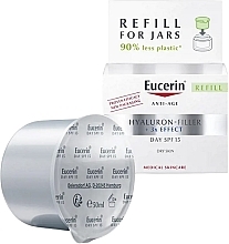 Anti-Falten-Tagescreme für trockene und empfindliche Haut - Eucerin Hyaluron-Filler Day Cream For Dry Skin (Refill)  — Bild N1