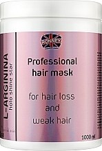 Düfte, Parfümerie und Kosmetik Feuchtigkeitsmaske für schlaffes und schwaches Haar - Ronney Professional Holo Shine Star L-Arginina Mask 