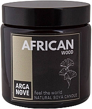 Düfte, Parfümerie und Kosmetik Natürliche Sojakerze Afrikanischer Wald - Arganove African Wood Soya Candle